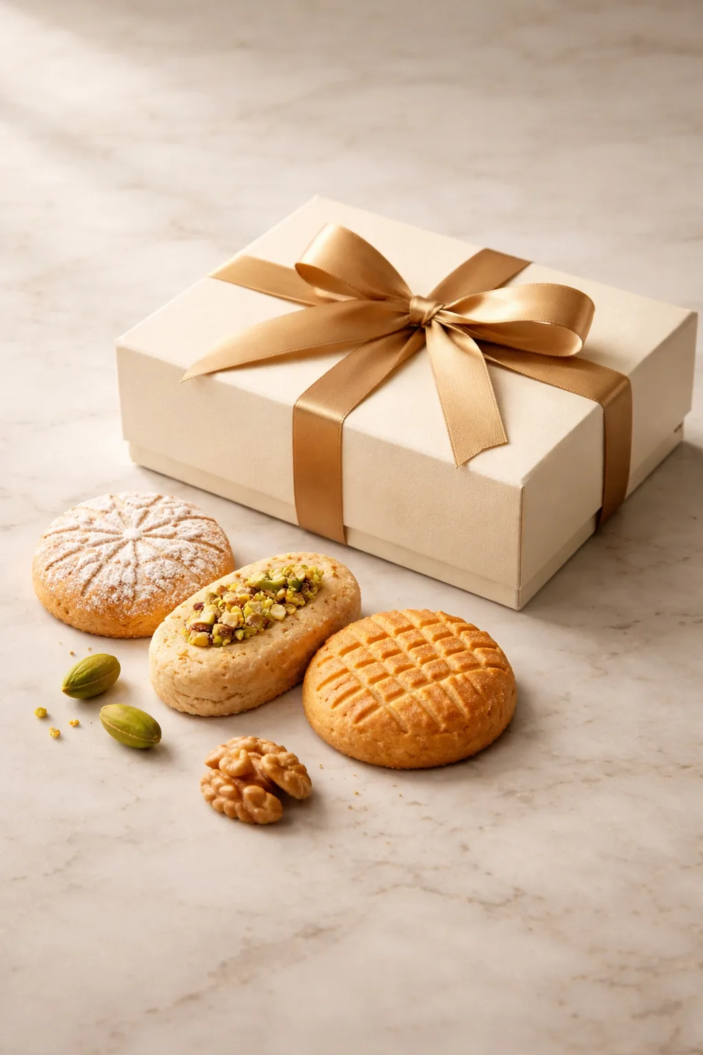 Signature Cookie Gift Box — beautifully packaged assortment of filled butter cookies